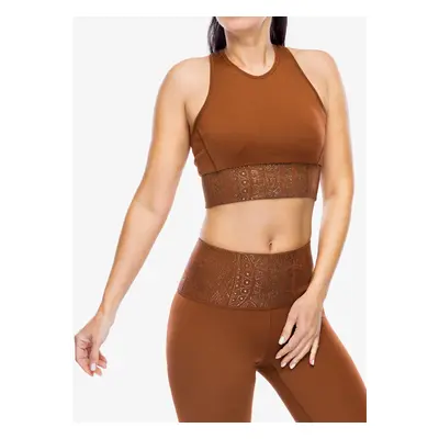 Super.natural Arabesque Lf Top Női top - horn brown/copper