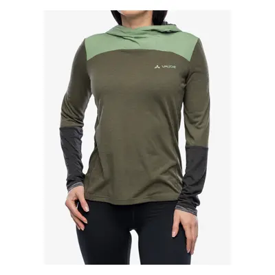 Vaude Tremalzo LS Shirt Női kapucnis felső - khaki