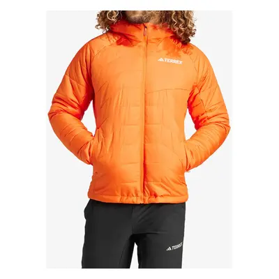 adidas TERREX Multi Synthetic Insulated Hooded Jkt Bélelt kabát - semi impact orange