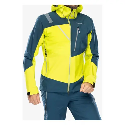 La Sportiva Alpine Guide GTX Jacket Esőkabát - lime punch/storm blue