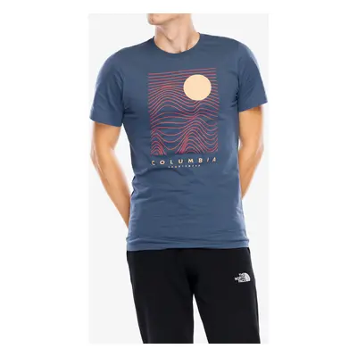 Columbia CSC Seasonal Logo Tee Pamutpóló - dark mtn/linear drifts