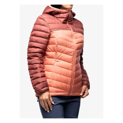 Columbia Westridge Hooded Down Jacket Pehelykabát női - beetroot/faded peach