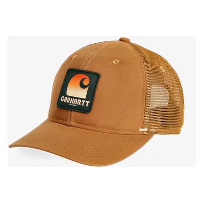 Carhartt Canvas Mesh-Back C Patch Cap Baseball-Sapka - carhartt brown