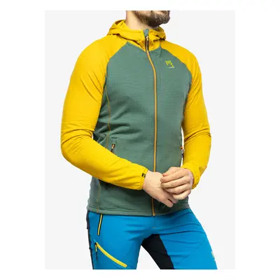 Karpos Ambrizzola Full-Zip Hoodie Férfi Felső - north atlantic/lemon curry