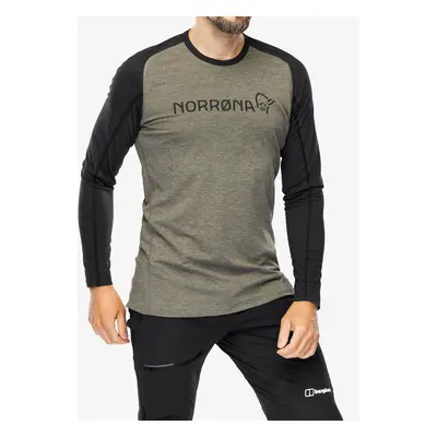 Norrona Fjora Equaliser Lightweight LS Biciklis felső - olive night