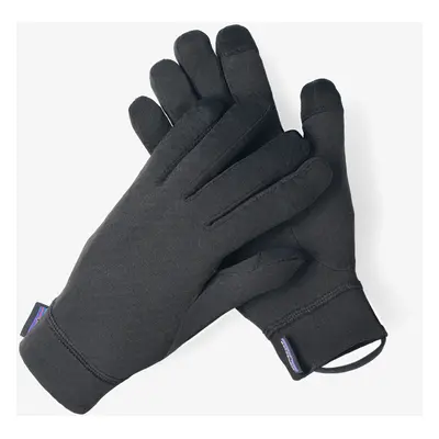 Patagonia Cap MW Liner Gloves Férfi Kesztyű Hegyi Túrázáshoz - black