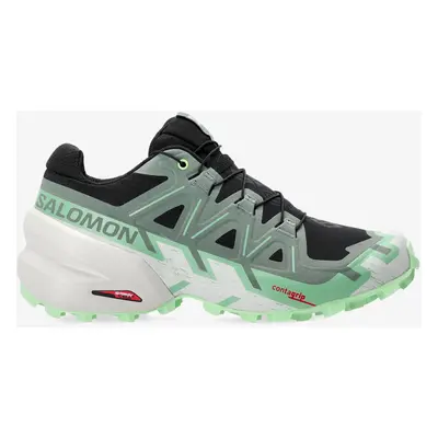 Salomon Speedcross Futócipő nőknek - black/laur/green