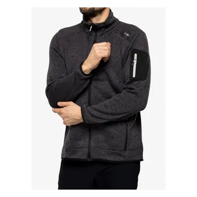 CMP Perl Jacket Knitted Polár - nero/glacier