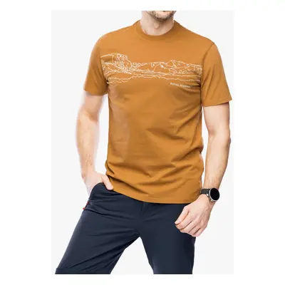 Royal Robbins RR Graphic S/S Pamutpóló - caramel cafe