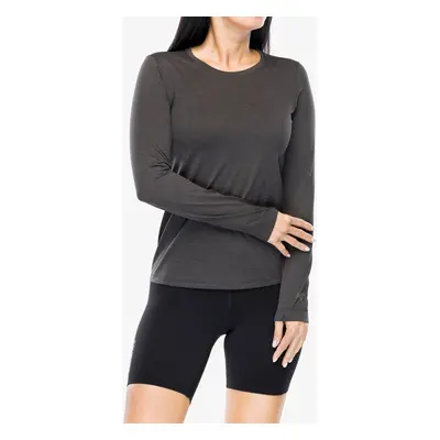 Arcteryx Taema Crew Neck Shirt LS Női futófelső - black heather