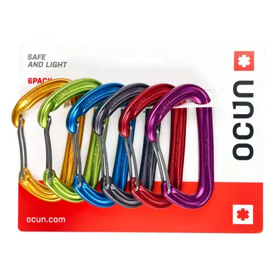 Ocun Hawk Wire 6-pack Karabinerkészlet - red/blue/green