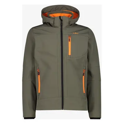 CMP Vivo Jacket Zip Hood Softshell kabát - olive