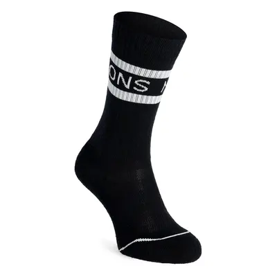 Mons Royale Signature Crew Sock Túrazokni - black/white