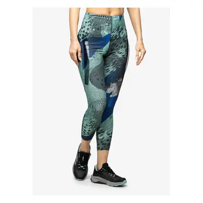 adidas Adizero All Over Print Tights Futónadrág Női - black/lucid blue