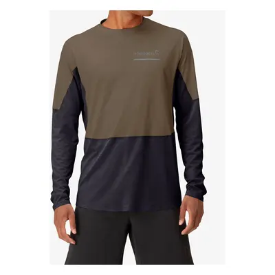 Norrona Senja Equaliser Lightweight Long Sleeve Futófelső - olive night