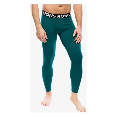 Mons Royale Cascade Merino Flex Legging Termoaktív hosszúszárú alsó - evergreen