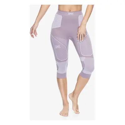 X-Bionic Energy Accumulator Light Pants 3/4 Termoaktív női hosszúszárú alsó - lavender/arctic wh