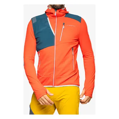 La Sportiva Lucendro Thermal Hoody Kapucnis felső - poppy/storm blue