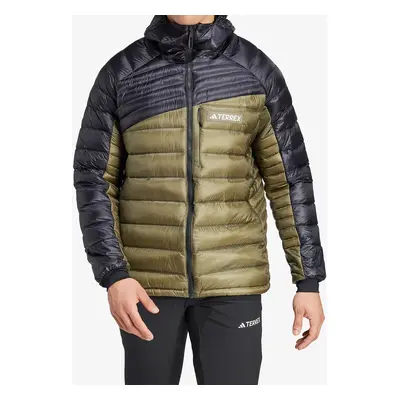 adidas TERREX Xperior COLD.RDY Down Hooded Jkt Pehelykabát - olive strata/black