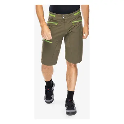 Norrona Fjora Flex1 Mid Weight Shorts Kerékpáros rövidnadrág - olive night/norrona green