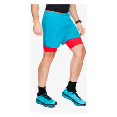 La Sportiva Trail Bite Short Rövid futónadrág - tropic blue/cherry tomato