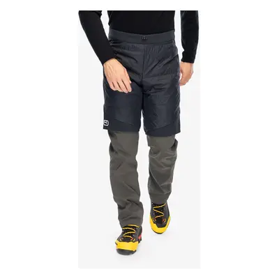 Ortovox Swisswool Piz Boe Shorts Bélelt rövidnadrág - black raven