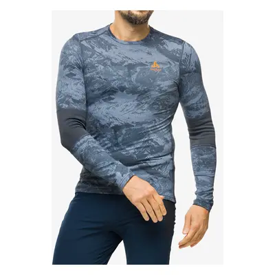 Odlo Whistler Eco BL Top Crew Neck LS Termoaktív felső - folkstone gray/india ink