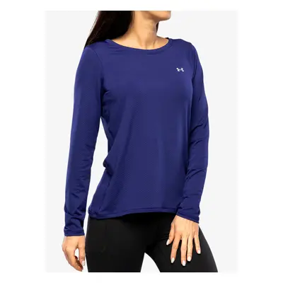 Under Armour HeatGear Armour Long Sleeve Női Felső - sonar blue/metallic silver