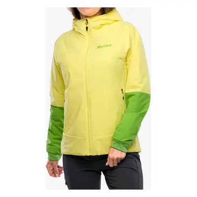 Marmot Novus LT Hybrid Hoody Női Átmeneti Kabát - light yellow/kiwi