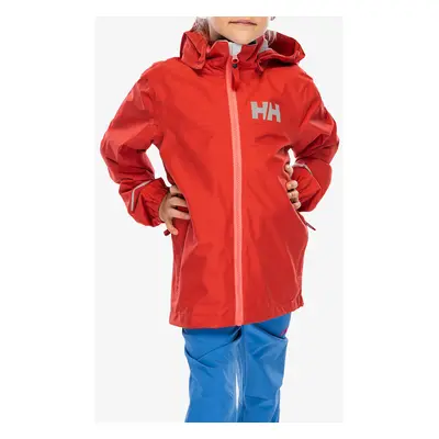 Helly Hansen Juell Rain Jacket Gyerekkabát - poppy red