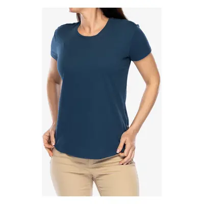 Royal Robbins Basecamp Tee Női pamutpóló - blue teal