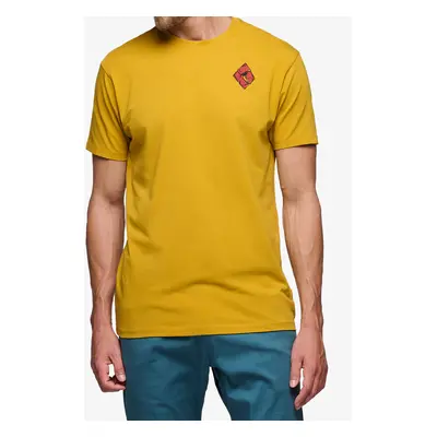 Black Diamond Mono Pocket SS Tee Nyomtatott póló - amber