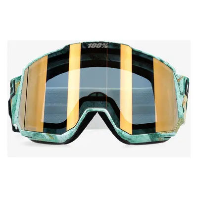 100% Snowcraft Hiper Síszemüveg - fossil express/mirror copper