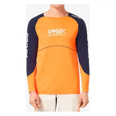 Oakley Maven Scrub LS Jersey Kerékpáros felső - orange/blue