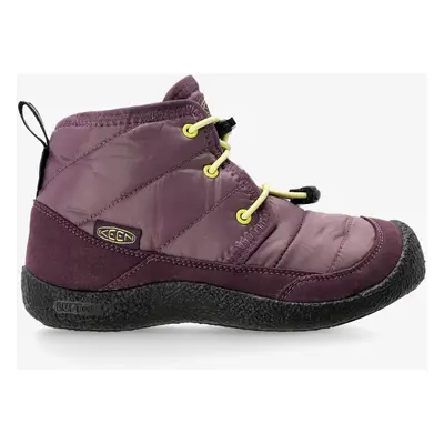 Keen Howser II Chukka WP Kids Gyerekcipő - plum perfect/daiquiri green