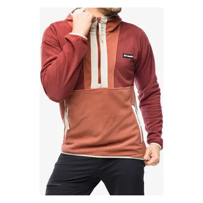 Columbia Backbowl Lite Half Zip Hoodie Polárfelső - spice/auburn/dark stone