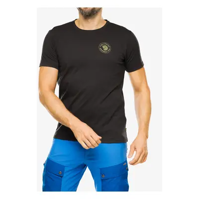 Fjallraven Logo T-Shirt Pamutpóló - black