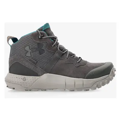 Under Armour Micro G Valsetz Trek Mid Leather WP Taktikai cipő - jet gray/pewter/black