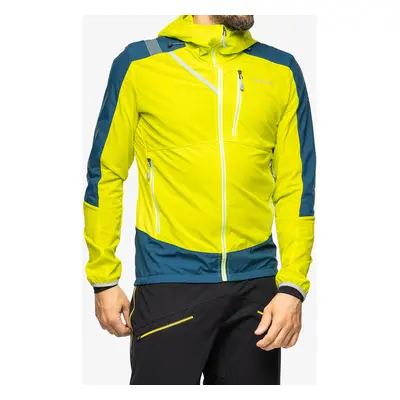 La Sportiva Aequilibrium Softshell Jkt Softshell kabát - lime punch/storm blue