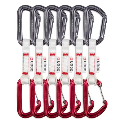 Ocun Hawk QD Combi Bio-Dyn-Ring mm cm 6-pack Expressz sziklamászáshoz - red