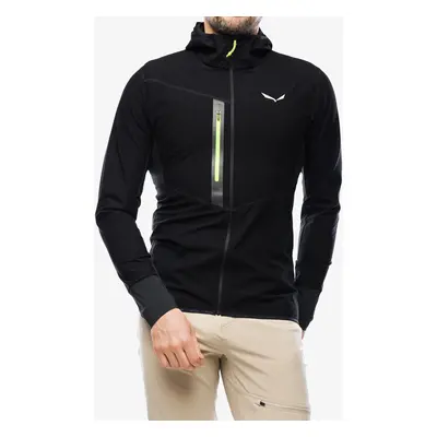 Salewa Agner DST/DRY Full Zip Hoody Softshell Kabát - black out