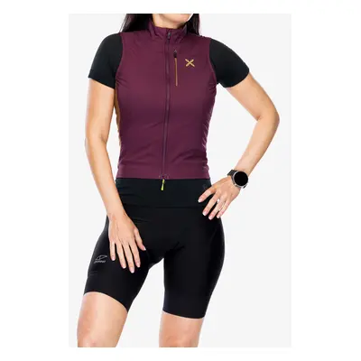 Montura Rando Cycling Alpha Vest Női kerékpáros mellény - wine red/camel