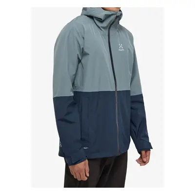 Haglofs Finch Proof Jacket Esőkabát - steel blue/tarn blue