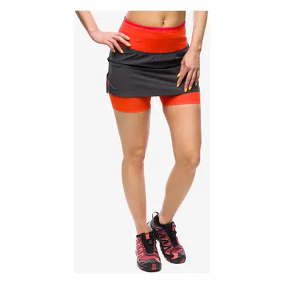 La Sportiva Swift Ultra Skirt Futószoknya - carbon/cherry tomato