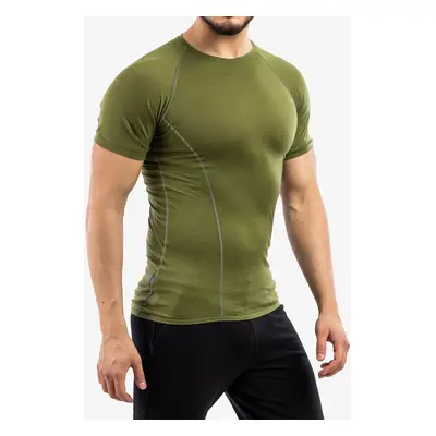 Sensor Merino Active Tee S/S Termoaktív Férfi Póló - safari