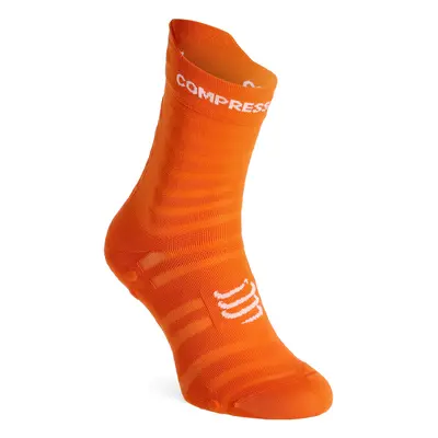 Compressport Pro Racing v4.0 Ultralight Run High Futózokni - fire/white