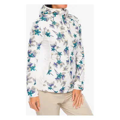 Columbia Powder Pass Hooded Jacket Női bélelt kabát - sea salt tiger lilies print