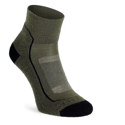 Icebreaker Hike+ Light Mini Merino Gyapjú Zokni - loden/black/gritstone hthr