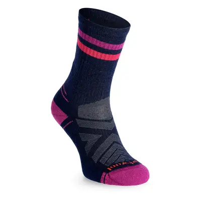 Smartwool Performance Hike Light Cushion Tube Stripe Női merino gyapjú zokni - deep navy/pink