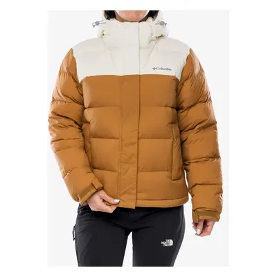 Columbia Bulo Point II Down Jacket Női pehelykabát - camel brown/chalk crinkle